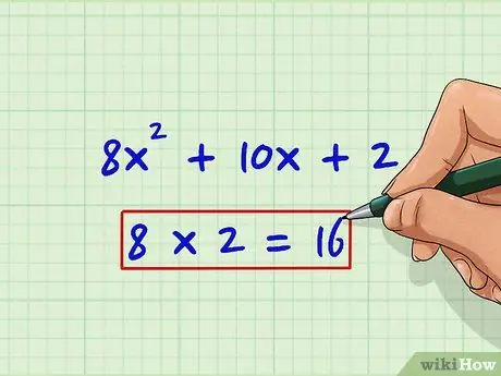 Factoriser les polynômes du deuxième degré (équations quadratiques) Étape 17