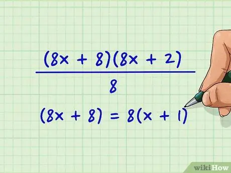 Factoriser les polynômes du deuxième degré (équations quadratiques) Étape 20