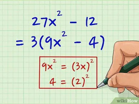 Factoriser les polynômes du deuxième degré (équations quadratiques) Étape 23