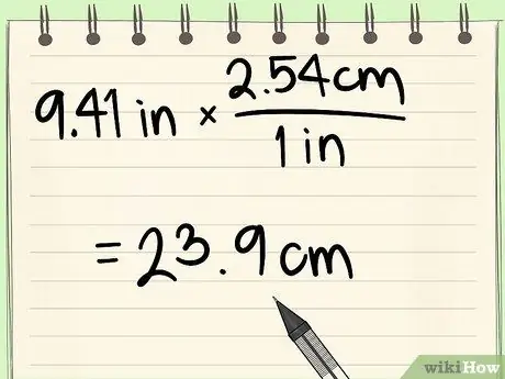 Centimeter meten Stap 14