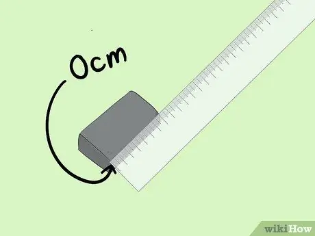 Izmerite centimetre 3. korak