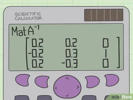 Finden Sie die Inverse einer 3x3-Matrix Schritt 17