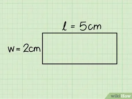 Cerqueu l’àrea i el perímetre d’un rectangle Pas 3