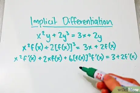 Hisoblashda derivativlarni oling 9 -qadam