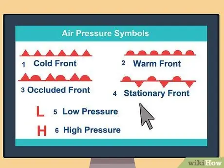 Đọc bản đồ thời tiết Bước 6