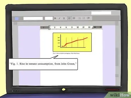 Citer un graphique dans un document Étape 3