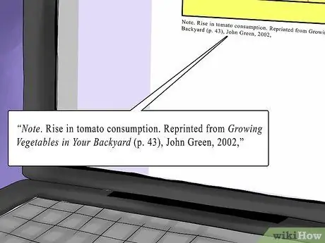 Cite a Graph in a Paper Step 8