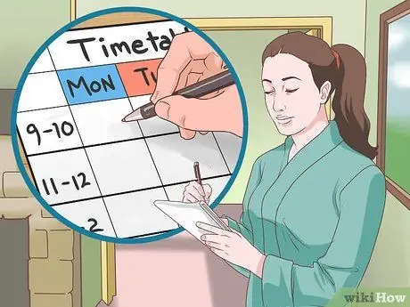 Make a Timetable Step 15