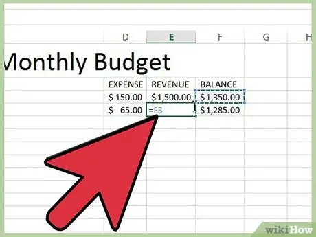 Pratite svoje račune u programu Microsoft Excel 11. korak