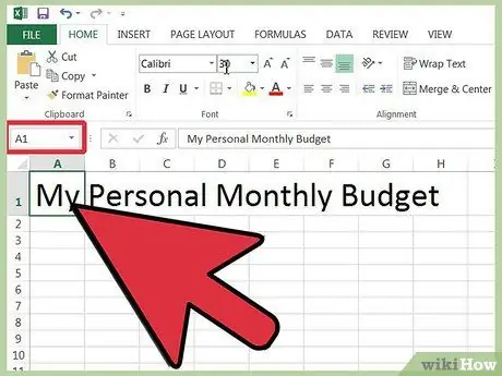 Hou u rekeninge dop in Microsoft Excel Stap 6