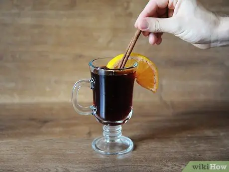 It serves Sangria Step 9