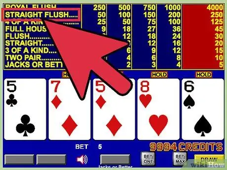 Igrajte Video Poker Korak 15