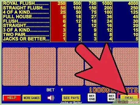 Játssz Video Poker 8. lépés