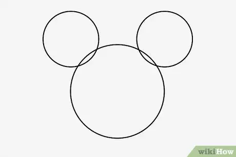 Zeichnen Sie Mickey Mouse Schritt 2