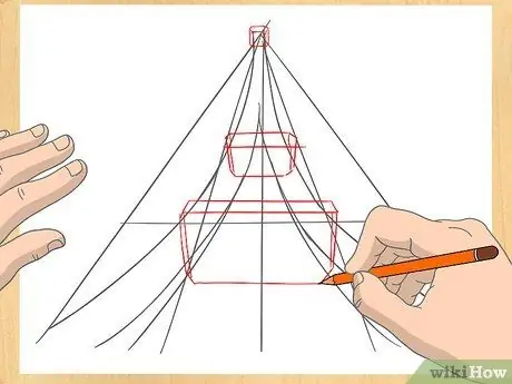 Menggambar Menara Eiffel Langkah 10