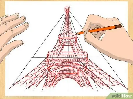 Draw the Eiffel Tower Step 12