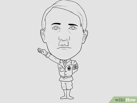 Draw Adolf Hitler Step 8