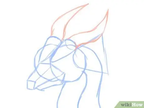 Draw a Dragon Head Step 6