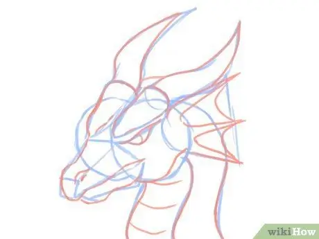 Draw a Dragon Head Step 8