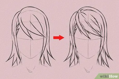 Lukis Rambut Anime Langkah 12