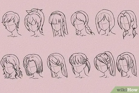 Lukis Rambut Anime Langkah 16