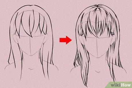 Draw Anime Hair Step 27