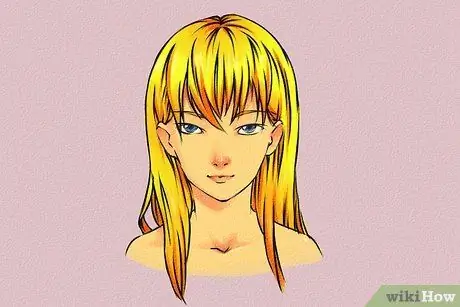 Lukis Rambut Anime Langkah 30