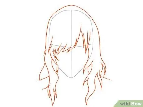 Σχεδιάστε Anime Hair Βήμα 2