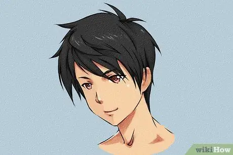 Menggambar Rambut Anime Langkah 7