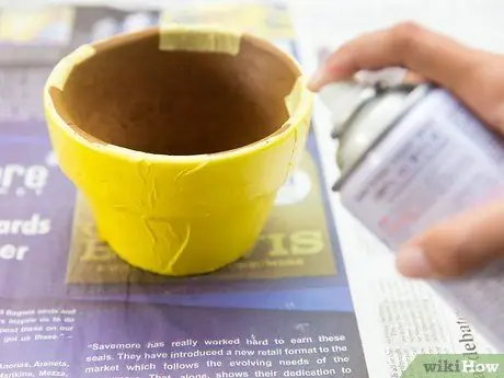 Paint Clay Pots Langkah 8