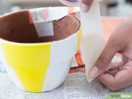 Paint Clay Pots Langkah 9