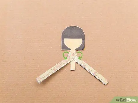 Maak 'n Kimono Girl Origami Stap 7