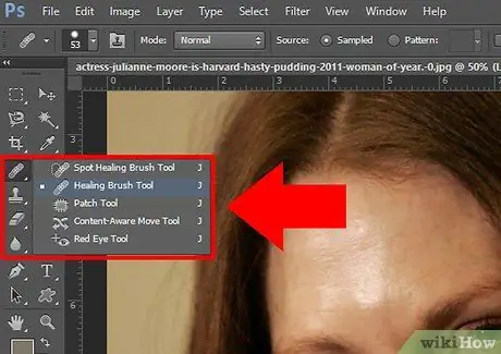 Sử dụng Photoshop để chỉnh sửa ảnh trên khuôn mặt Bước 1