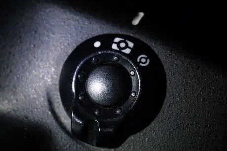 The dedicated metering switch on a D2H; the symbol indicated is used on all cameras to mean matrix metering