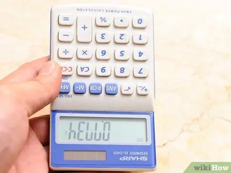 Faça um truque legal da calculadora, etapa 1