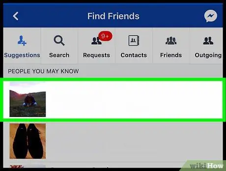 Gjeni njerëz në Facebook Hapi 9