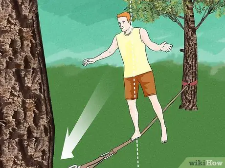 Gå en Slackline Trin 5