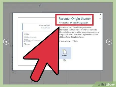 Ստեղծեք ռեզյումե Microsoft Word- ում Քայլ 3