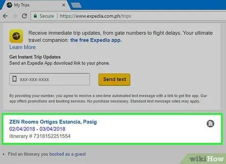 Отмена бронирования отеля на Expedia Step 7