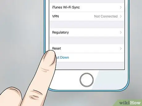 Resetujte iPod Touch Krok 7