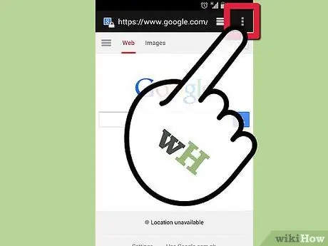 Setel Halaman Beranda Browser Android Langkah 2