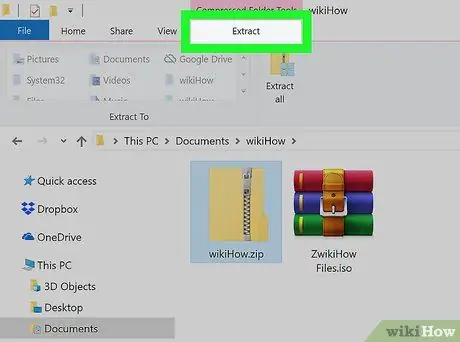 Open a Zip File Step 4