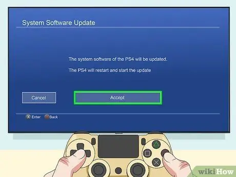 Aktualizujte systémový softvér na PS4, krok 6