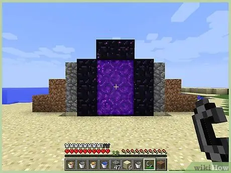 Gumawa ng isang Nether Portal sa Minecraft Hakbang 10