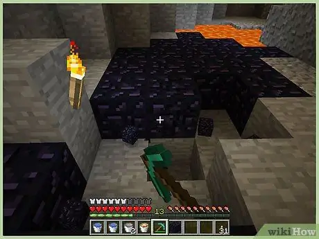 Sukurkite „Nether“portalą „Minecraft“6 veiksme