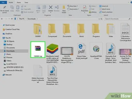 Ekstrak File Zip Langkah 1