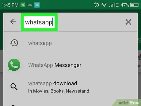 Atsisiųskite „WhatsApp“10 veiksmą