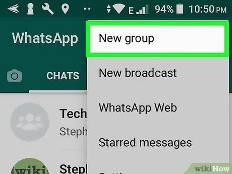 Sūtiet ziņojumu vairākiem kontaktpersonām vietnē WhatsApp 13. darbība