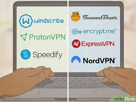 Naudokite VPN 2 veiksmą