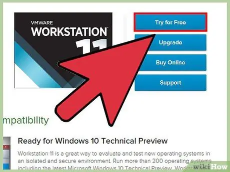 Använd VMware Workstation Steg 2